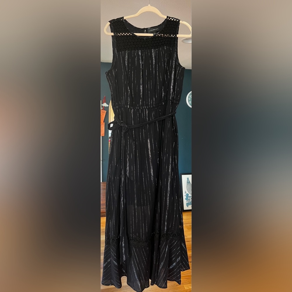 Absolutely stunning lane Bryant sleeveless maxi dress